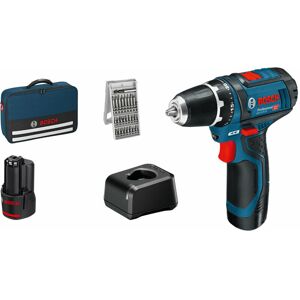 Akku-Bohrschrauber gsr 12V-15 2x 2,0 Ah Akku + Lader inkl. Bit-Set 25 - Bosch