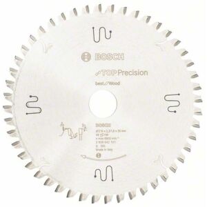 Kreissägeblatt Top Precision Best for Wood, 216 x 30 x 2,3 mm, 48 - Bosch