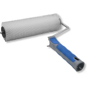 Dewepro - Handstachelwalze - Stachelwalze - Hand-Igelwalze - Entlüfterrolle - b= 230mm, ø= 75mm, l (Stachel)= 17mm - Entlüftungsroller,