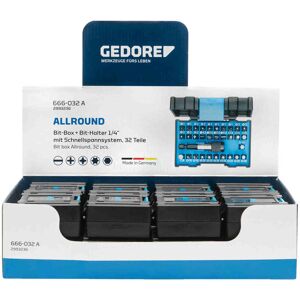 Gedore - blau Display mit 16x Bit-Box Allround