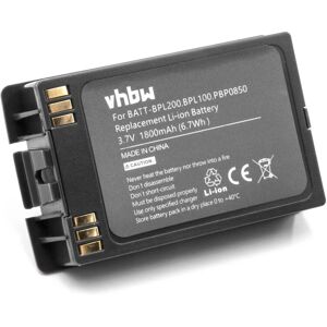 VHBW Li-Ion Akku 1800mAh (3.7V) kompatibel mit schnurlos Festnetz Telefon Polycom 6020, 6030, 8020, 8030, BPL100, PBP0850 Ersatz für BATT-BPL200, BPL100,