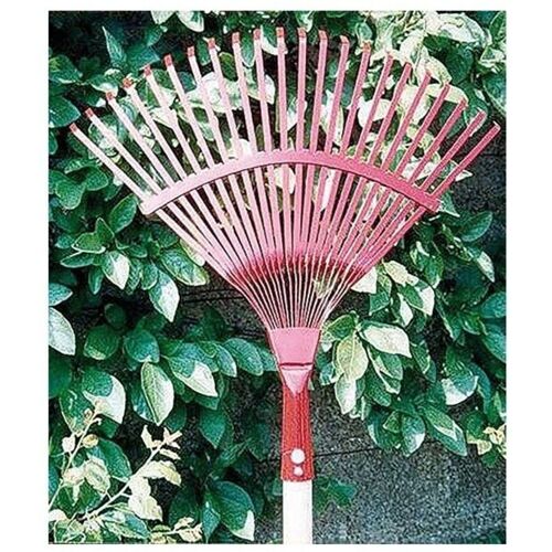 JARDINOR Blatt-/Rasenbesen mit 22 Zähnen, Flachkabel