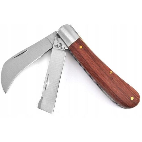 Messer zum Pfropfen von Pflanzen SIERPAK OKULIZAK 2in1 zum Pfropfen von gutem Stahl