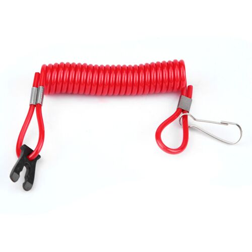 EJ.LIFE Qiilu Autokupplungszubehör, Motorzündungs-Not-Aus-Schalter-Sicherheitsankerleine für