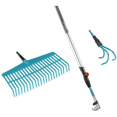 Gardena 03087-20 Combisystem-komplettangebot (rechenbesen + Grubber - Fugenkratzer + Stiel) Gardena 03087-20 Combisystem-komplettangebot (rechenbesen + Grubber - Fugenkratzer + Stiel)