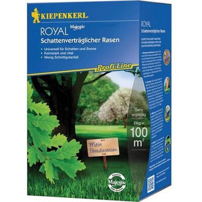 Kiepenkerl Profi-Line Royal Schattenverträglicher Rasen 2kg Kiepenkerl Profi-Line Royal Schattenverträglicher Rasen 2kg