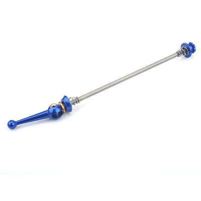 HEAT Lot De 2 Axes De Roue À Dégagement Rapide Ultralégers En Alliage De Titane, Pièces De Rechange Pour Vélo (bleus) HEAT Lot De 2 Axes De Roue À Dégagement Rapide Ultralégers En Alliage De Titane, Pièces De Rechange Pour Vélo (bleus)