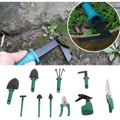 JUTE Neues 10-teiliges Gartengeräte-set, Inklusive Schaufeln, Rechen, Spaten, Gartenscheren, Gießkannen Und Anderem Gartenzubehör. JUTE Neues 10-teiliges Gartengeräte-set, Inklusive Schaufeln, Rechen, Spaten, Gartenscheren, Gießkannen Und Anderem Gartenzubehör.