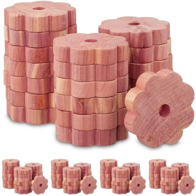Relaxdays - Set 100 Anillos Antipolillas - Zeder - 100 Scheiben - Mottenringe. Relaxdays - Set 100 Anillos Antipolillas - Zeder - 100 Scheiben - Mottenringe.