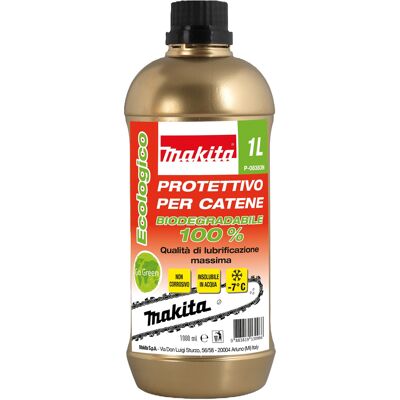 Olio Protettivo Per Catene Makita Biodegradabile Al 100% , 1 Litro - P-08383n Olio Protettivo Per Catene Makita Biodegradabile Al 100% , 1 Litro - P-08383n