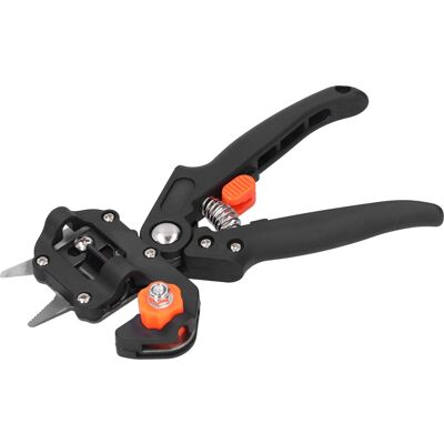 HEAT Gartenveredelungsset, Astschere, Gartenschere, Professionelles Veredelungsmesser, Schwarz HEAT Gartenveredelungsset, Astschere, Gartenschere, Professionelles Veredelungsmesser, Schwarz