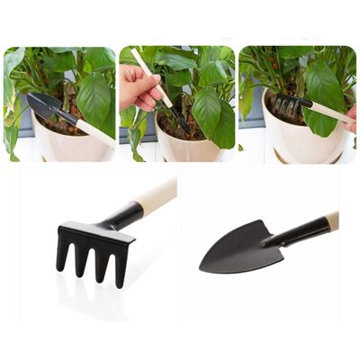 HEAT Gartenwerkzeug-set Für Balkon Und Garten, Mini-gartengeräte Für Den Hausgebrauch, Inklusive Schaufel, Rechen Und Kombinationswerkzeugen Für Gartenpflanzen HEAT Gartenwerkzeug-set Für Balkon Und Garten, Mini-gartengeräte Für Den Hausgebrauch, Inklusive Schaufel, Rechen Und Kombinationswerkzeugen Für Gartenpflanzen