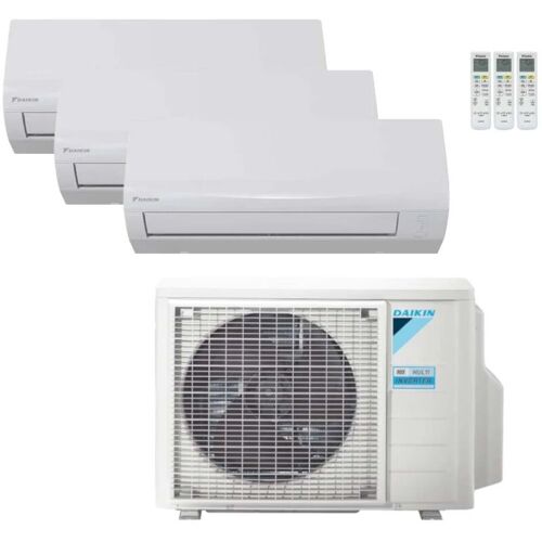 Daikin Sensira Trial Split Klimaanlage 9000-9000-9000 BTU Inverter Wi-Fi (3MXF52A + CTXF25Cx3)