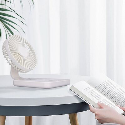 JUTE Tischventilator Mit Kabelloser Ladefunktion, Usb-ladefunktion, Faltbar Und Drehbar, Mini-ventilator Für Schüler, Zuhause, Büro, Nachtlicht, Studentenwohnheim, Leicht Und Tragbar, Leise. JUTE Tischventilator Mit Kabelloser Ladefunktion, Usb-ladefunktion, Faltbar Und Drehbar, Mini-ventilator Für Schüler, Zuhause, Büro, Nachtlicht, Studentenwohnheim, Leicht Und Tragbar, Leise.