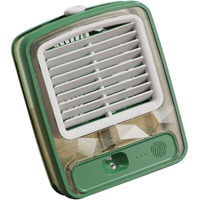 JUTE Neuer Tragbarer Mini-usb-lüfter, Leiser, Wassergekühlter Tischventilator Mit Sprühfunktion, Hellgrün. JUTE Neuer Tragbarer Mini-usb-lüfter, Leiser, Wassergekühlter Tischventilator Mit Sprühfunktion, Hellgrün.