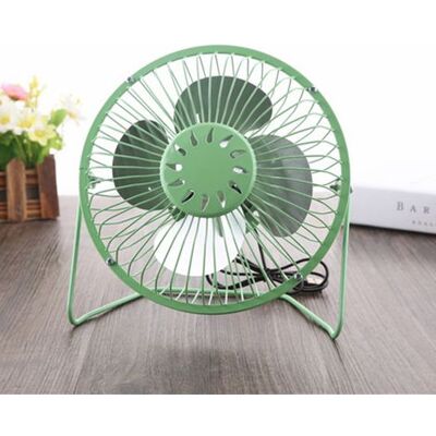 HEAT 4-zoll-mini-tischventilator, Usb-aufladbar, Metall, Kleiner Persönlicher Ventilator, Grün HEAT 4-zoll-mini-tischventilator, Usb-aufladbar, Metall, Kleiner Persönlicher Ventilator, Grün