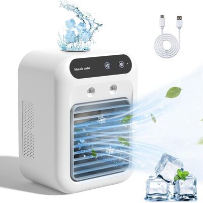 OEM Luftkühler – Mini-luftkühler Mit Vernebelungsfunktion – Tragbarer Usb-tischventilator Ohne Digitalanzeige – Typ-c – 16,4 X 11,8 X 21,4 Cm OEM Luftkühler – Mini-luftkühler Mit Vernebelungsfunktion – Tragbarer Usb-tischventilator Ohne Digitalanzeige – Typ-c – 16,4 X 11,8 X 21,4 Cm