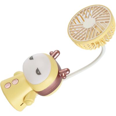 JUTE Neuer, Tragbarer Mini-usb-ventilator Mit Akku, Kleiner, Faltbarer Tischventilator, Mit Cartoon-motiv, In Zitronengelb. Ideales Geschenk. JUTE Neuer, Tragbarer Mini-usb-ventilator Mit Akku, Kleiner, Faltbarer Tischventilator, Mit Cartoon-motiv, In Zitronengelb. Ideales Geschenk.