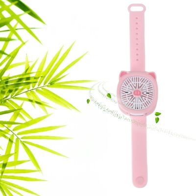 JUTE Tragbarer Ventilator Der 3. Generation Mit Bunten Lichtern, Dreistufiger Usb-mini-tischventilator, Rosa Schweinchen JUTE Tragbarer Ventilator Der 3. Generation Mit Bunten Lichtern, Dreistufiger Usb-mini-tischventilator, Rosa Schweinchen