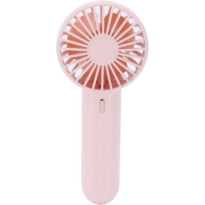 HEAT Pinkfarbener 3-in-1-mini-ventilator: Tragbarer Nackenventilator, Wiederaufladbarer Usb-tischventilator, Für Den Einsatz Zu Hause Und Im Freien HEAT Pinkfarbener 3-in-1-mini-ventilator: Tragbarer Nackenventilator, Wiederaufladbarer Usb-tischventilator, Für Den Einsatz Zu Hause Und Im Freien