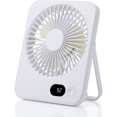 OEM Mini-usb-tischventilator Mit Akku, Leiser, Tragbarer Ventilator Mit Akkuanzeige OEM Mini-usb-tischventilator Mit Akku, Leiser, Tragbarer Ventilator Mit Akkuanzeige