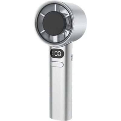 OEM Tragbarer Elektrischer Ventilator – Weißes Modell – Usb-aufladbar – Digitale Steuerung – 60 Db OEM Tragbarer Elektrischer Ventilator – Weißes Modell – Usb-aufladbar – Digitale Steuerung – 60 Db