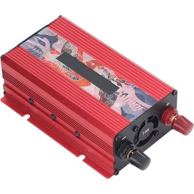 HEAT Kfz-wechselrichter Mit Modifizierter Sinuswelle, 2,0-a-usb-anschluss, Lüfter, Lcd-display, 3000 W, Dc Auf Ac 220 V, Rot, 12 V HEAT Kfz-wechselrichter Mit Modifizierter Sinuswelle, 2,0-a-usb-anschluss, Lüfter, Lcd-display, 3000 W, Dc Auf Ac 220 V, Rot, 12 V