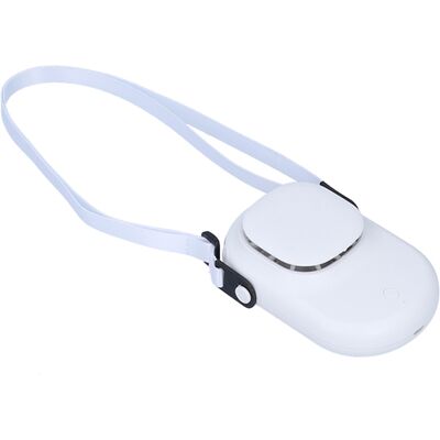HEAT Mini-tragbarer, Leiser Ventilator Zum Umhängen, Weiß, Für Zuhause, Büro Und Im Freien. HEAT Mini-tragbarer, Leiser Ventilator Zum Umhängen, Weiß, Für Zuhause, Büro Und Im Freien.
