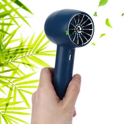 JUTE Tragbarer Ventilatorständer Mit Drei Einstellbaren Geschwindigkeiten, 2-in-1 Tragbarer Tischventilator, Usb-wiederaufladbar, Blau. JUTE Tragbarer Ventilatorständer Mit Drei Einstellbaren Geschwindigkeiten, 2-in-1 Tragbarer Tischventilator, Usb-wiederaufladbar, Blau.