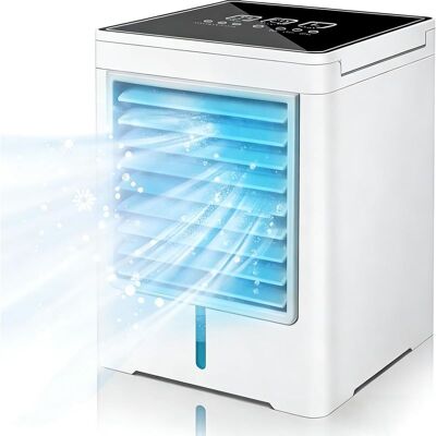 3-in-1 Tragbare Klimaanlage, Mini-usb-ventilator Mit 470-ml-wassertank, 3 Geschwindigkeitsstufen Und Timer, Leiser Luftkühler Ohne Abluft Für Schlafzimmer, Büro, Zuhause, Weiß – Kzq 3-in-1 Tragbare Klimaanlage, Mini-usb-ventilator Mit 470-ml-wassertank, 3 Geschwindigkeitsstufen Und Timer, Leiser Luftkühler Ohne Abluft Für Schlafzimmer, Büro, Zuhause, Weiß – Kzq