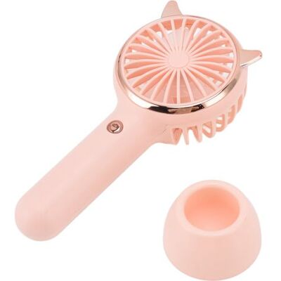 HEAT Tragbarer Katzenohren-ventilator, 3 Geschwindigkeitsstufen, Usb-ladefunktion, Mini, Rosa, Ideal Für Outdoor-aktivitäten Und Reisen. HEAT Tragbarer Katzenohren-ventilator, 3 Geschwindigkeitsstufen, Usb-ladefunktion, Mini, Rosa, Ideal Für Outdoor-aktivitäten Und Reisen.