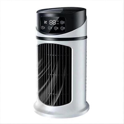 ALLAUVE Multifunktionaler Tischventilator, Mini-verdunstungskühler, Verstellbarer Ventilator ALLAUVE Multifunktionaler Tischventilator, Mini-verdunstungskühler, Verstellbarer Ventilator