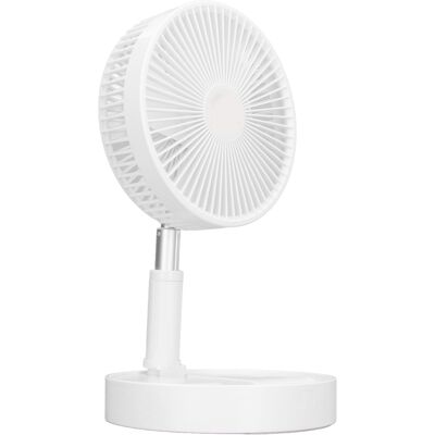 HEAT 4-stufiger, Wiederaufladbarer Usb-standventilator Mit Höhenverstellung, 45 Db Leise, 7200 Mah Kapazität HEAT 4-stufiger, Wiederaufladbarer Usb-standventilator Mit Höhenverstellung, 45 Db Leise, 7200 Mah Kapazität