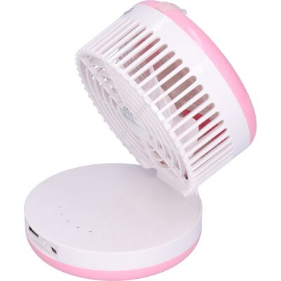 HEAT Tragbarer Elektrischer Ventilator Mit Sprühfunktion, Faltbar, Usb-aufladbar, Kühlend Und Befeuchtend Für Büro Und Zuhause HEAT Tragbarer Elektrischer Ventilator Mit Sprühfunktion, Faltbar, Usb-aufladbar, Kühlend Und Befeuchtend Für Büro Und Zuhause