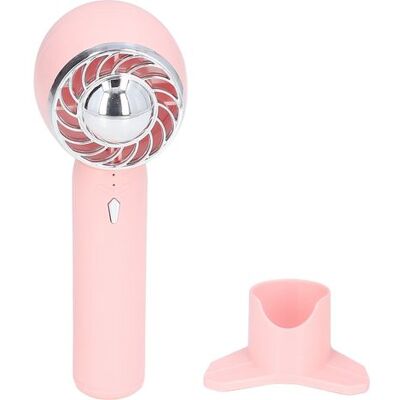 HEAT Tragbarer, Pinkfarbener Ventilator, Usb-aufladbar, 3 Geschwindigkeitsstufen, 2000 Mah, Ideal Für Reisen, Schule Und Büro. HEAT Tragbarer, Pinkfarbener Ventilator, Usb-aufladbar, 3 Geschwindigkeitsstufen, 2000 Mah, Ideal Für Reisen, Schule Und Büro.