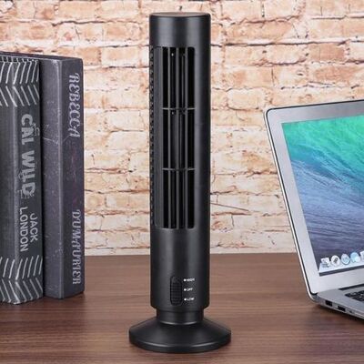 HEAT Tragbarer Vertikaler, Blattloser Ventilator Mit Usb-anschluss, Mini-turmventilator Für Den Heim- Und Bürobereich HEAT Tragbarer Vertikaler, Blattloser Ventilator Mit Usb-anschluss, Mini-turmventilator Für Den Heim- Und Bürobereich