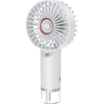 IOOMVOL Tragbarer Verdampferventilator – Mini-usb-wiederaufladbarer Ventilator – Tragbarer Luftkühler – Weiß IOOMVOL Tragbarer Verdampferventilator – Mini-usb-wiederaufladbarer Ventilator – Tragbarer Luftkühler – Weiß