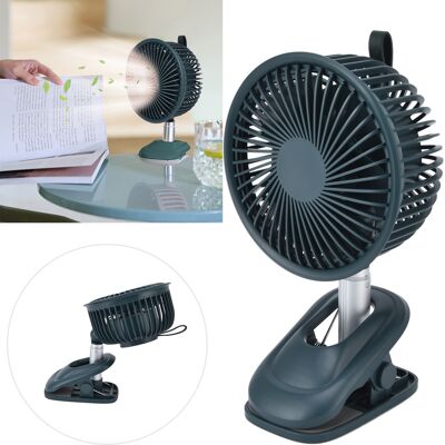 JUTE 360° Verstellbarer, Omnidirektionaler Clip-ventilator, Automatisch Oszillierender Ventilator, Tragbarer Tischventilator, Usb-aufladbar, Grün. JUTE 360° Verstellbarer, Omnidirektionaler Clip-ventilator, Automatisch Oszillierender Ventilator, Tragbarer Tischventilator, Usb-aufladbar, Grün.