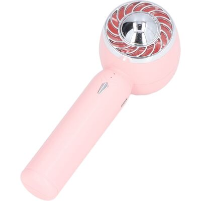 HEAT Tragbarer, Per Usb Aufladbarer Ventilator Mit 2000-mah-akku Und Hochleistungsflügeln. Ideal Für Büro Oder Reisen (rosa). HEAT Tragbarer, Per Usb Aufladbarer Ventilator Mit 2000-mah-akku Und Hochleistungsflügeln. Ideal Für Büro Oder Reisen (rosa).