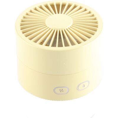 JUTE Neuer Wassergekühlter Mini-usb-ventilator, Tischventilator, Faltbar, Sprühluftbefeuchter, Leuchtend Gelb JUTE Neuer Wassergekühlter Mini-usb-ventilator, Tischventilator, Faltbar, Sprühluftbefeuchter, Leuchtend Gelb