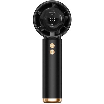 OEM Handventilator Mit Turbofunktion Und Usb-c-anschluss – Wiederaufladbarer Mini-ventilator Mit 1200-mah-akku, Schwarz OEM Handventilator Mit Turbofunktion Und Usb-c-anschluss – Wiederaufladbarer Mini-ventilator Mit 1200-mah-akku, Schwarz