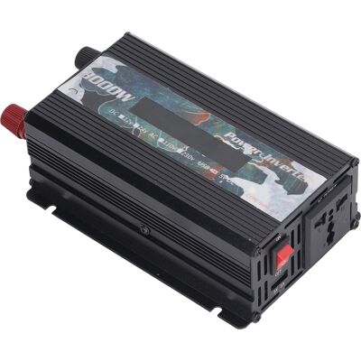 HEAT 3000-w-dc/ac-wechselrichter Mit Modifizierter Sinuswelle, Lcd-display, 2,0-a-usb-anschluss Und Lüfter, Schwarz, 12 V Dc HEAT 3000-w-dc/ac-wechselrichter Mit Modifizierter Sinuswelle, Lcd-display, 2,0-a-usb-anschluss Und Lüfter, Schwarz, 12 V Dc