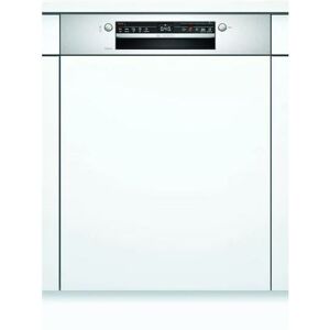 Geschirrspüler Bosch SMI2ITS33E Serie 2, teilintegriert, E, 60 cm, Edelstahl, 92 kWh/100 Zyklen, 12 MGD, extra trocken, Vario-Besteckkorb, Home