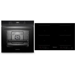 Backofen Herd Kochfeld Herdset Induktion 77cm Timer 2 Flexzonen Slider Respekta Backofen Herd Kochfeld Herdset Induktion 77cm Timer 2 Flexzonen Slider Respekta