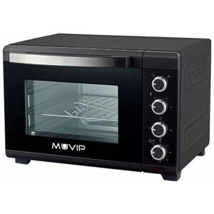 Muvip Backofen 2000w 48l - Temperaturregler 100º-230º - Stahlgehäuse mit Beschichtung - Zeitwähler - Tür aus gehärtetem Glas