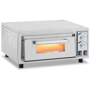 ROYAL CATERING Pizzaofen Flammkuchenofen Pizzabackofen 1 Kammer 2.200 w ø 35 cm