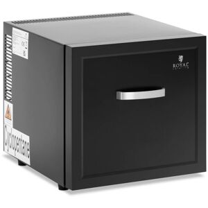 ROYAL CATERING Mini Kühlschrank Minibar Getränkekühlschrank Hotelkühlschrank Schublade 19 l - Schwarz, Weiß