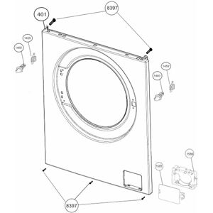 Ersatzteil - Front Original - Beko essentiel b