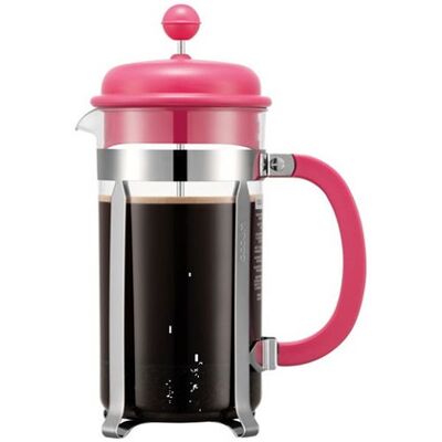 Caffettiera French-press-kaffeemaschine, 8 Tassen, 1,0 L, Rosa Bodum 1918-539btr Caffettiera French-press-kaffeemaschine, 8 Tassen, 1,0 L, Rosa Bodum 1918-539btr