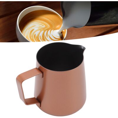 JUTE Milchaufschäumer Aus Edelstahl, Adler-typ, Für Dickflüssigen Kaffee Latte, 350 Ml, Ideal Für Zuhause Und Cafés. JUTE Milchaufschäumer Aus Edelstahl, Adler-typ, Für Dickflüssigen Kaffee Latte, 350 Ml, Ideal Für Zuhause Und Cafés.